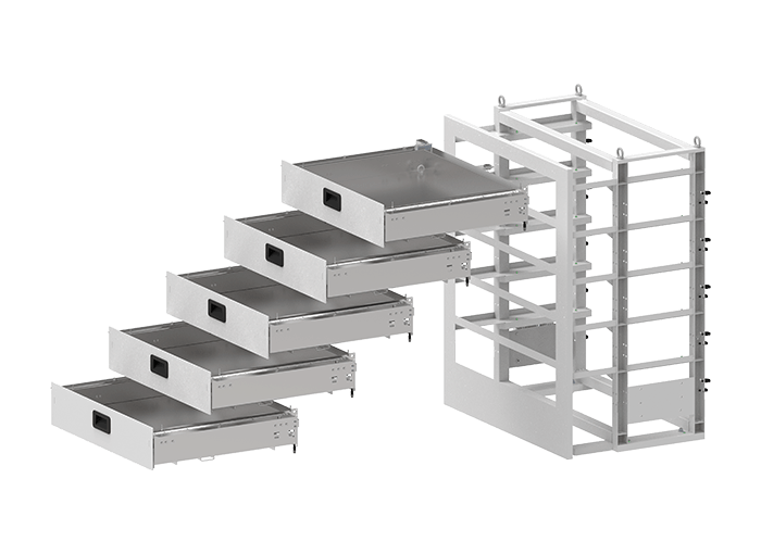 drawer-system - Explosionszeichnung